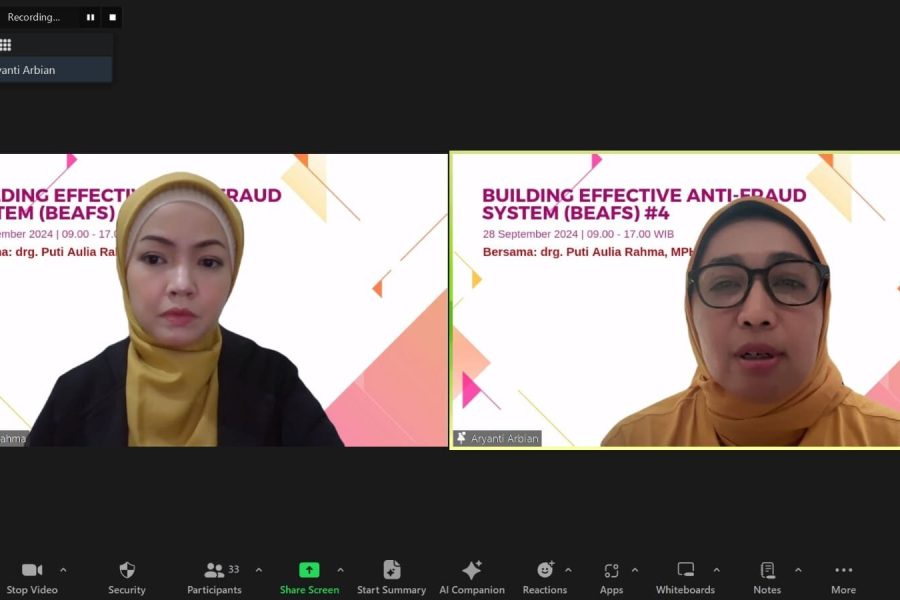 Workshop Building Effective Anti-Fraud System (BEAFS)